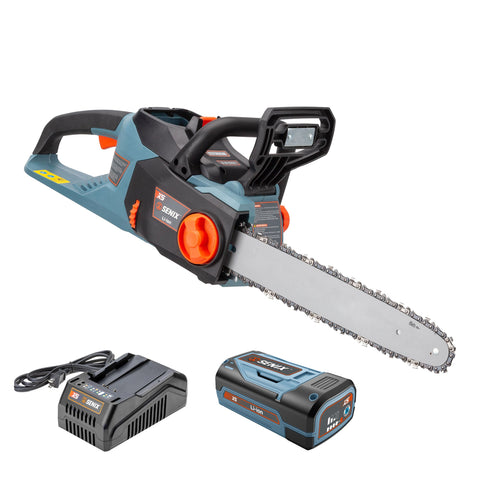 58 Volt Max* 14-Inch Cordless Brushless Chainsaw (Battery and Charger Included), CSX5-M